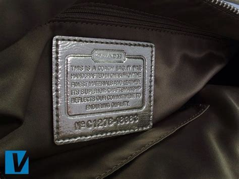 authentic coach tag inside purse.